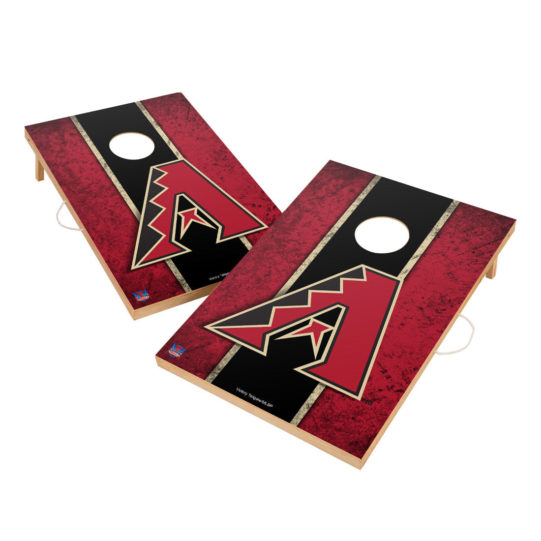 MLB Arizona Diamondbacks Victory Tailgate 2x3 Solid Wood Cornhole Set