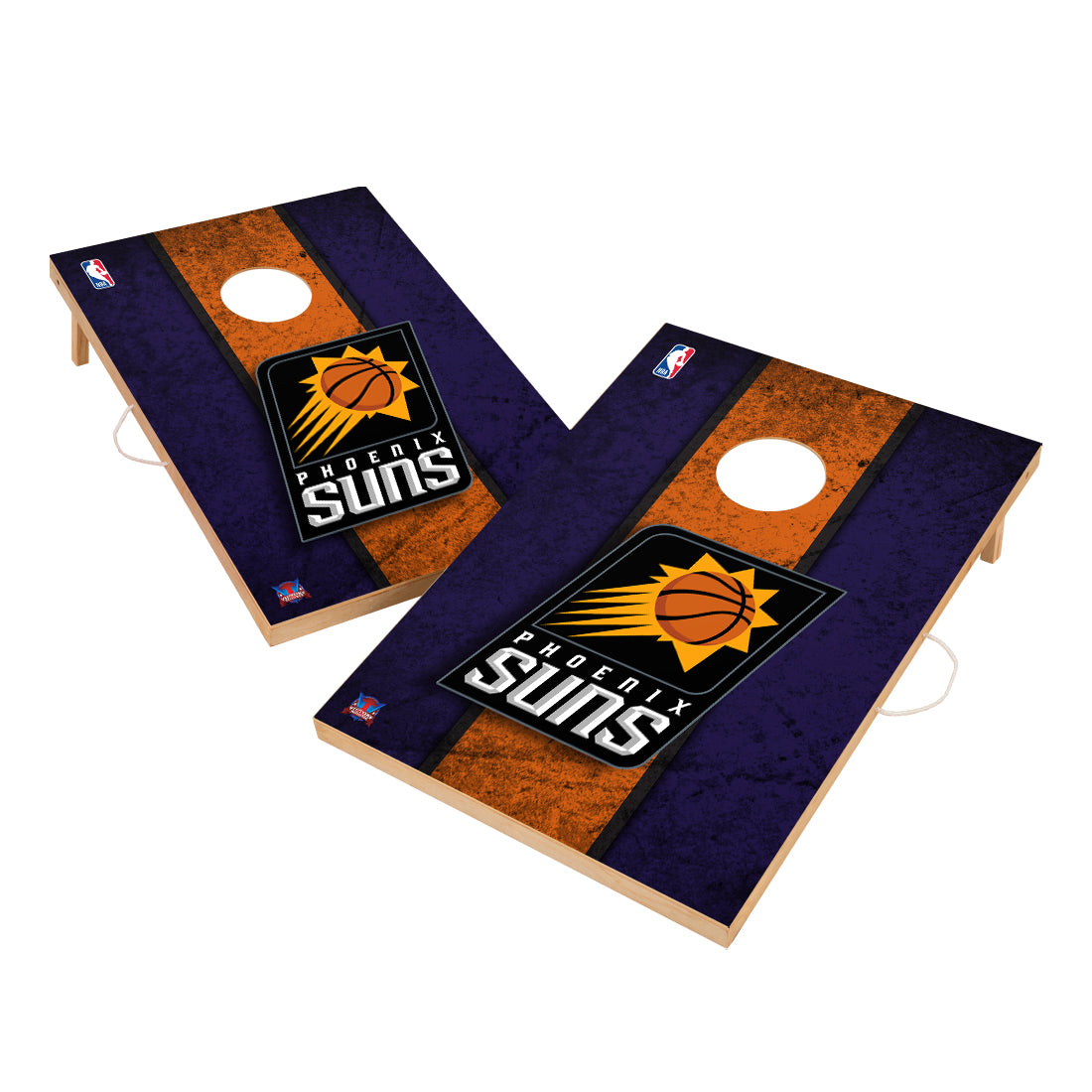 NBA Phoenix Suns Victory Tailgate 2x3 Solid Wood Cornhole Set