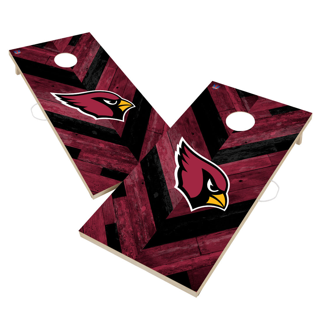 NFL Arizona Cardinals Victory Tailgate 2x4 Solid Wood Cornhole Set