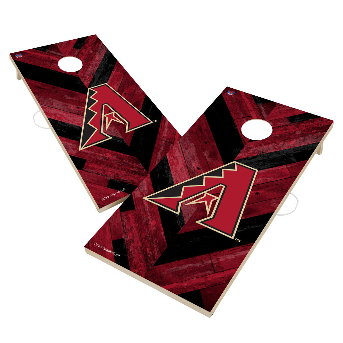 MLB Arizona Diamondbacks Victory Tailgate 2x4 Solid Wood Cornhole Set
