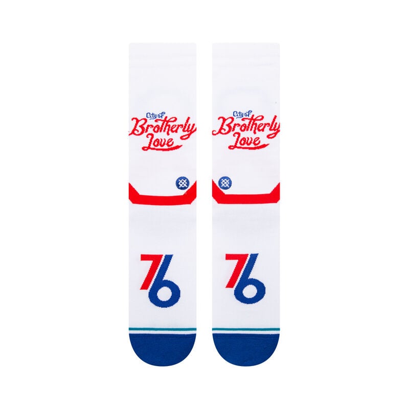 NBA Philadelphia 76ers Stance &#39;22 City Edition Crew Socks
