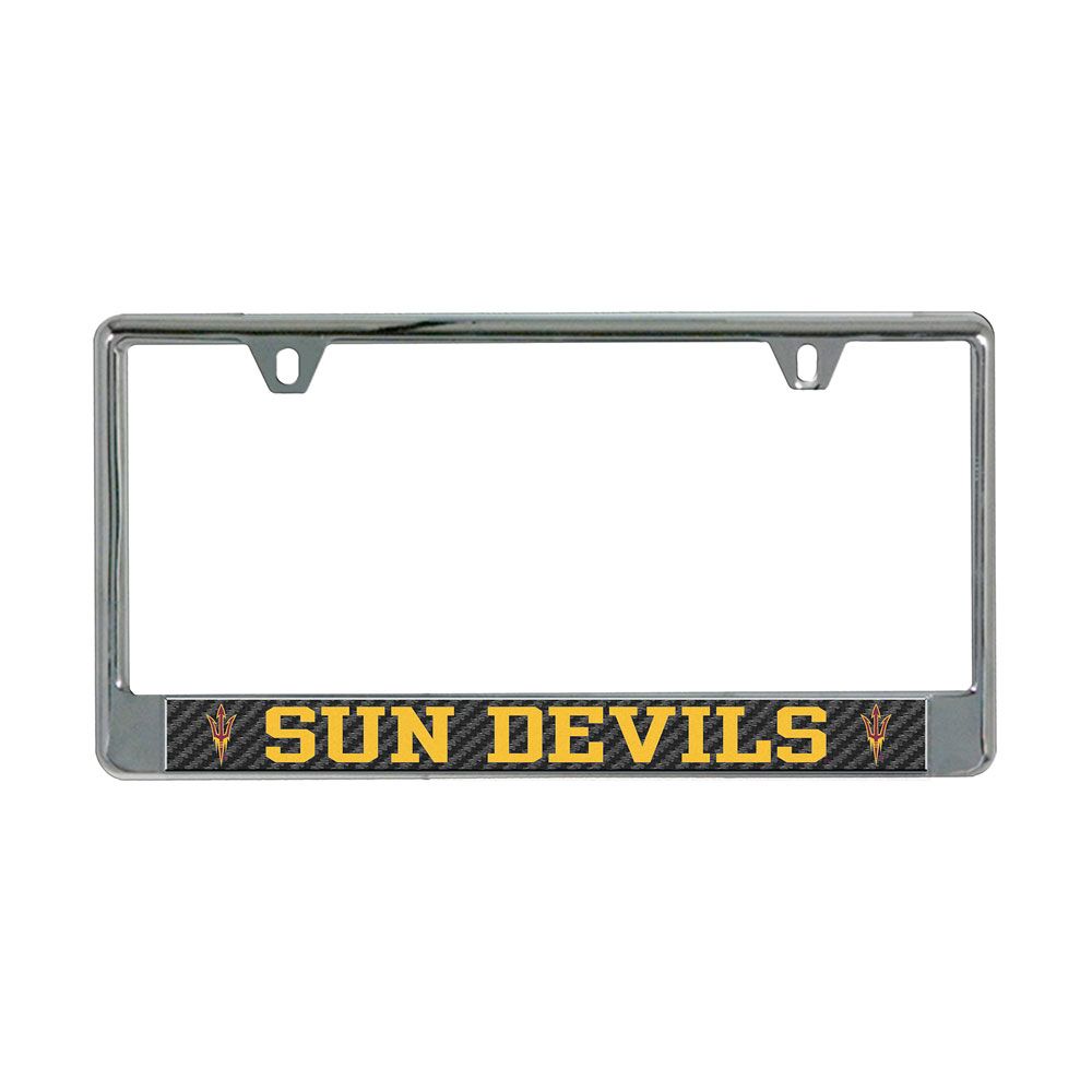 NCAA Arizona State Sun Devils Wincraft Carbon Plate Frame