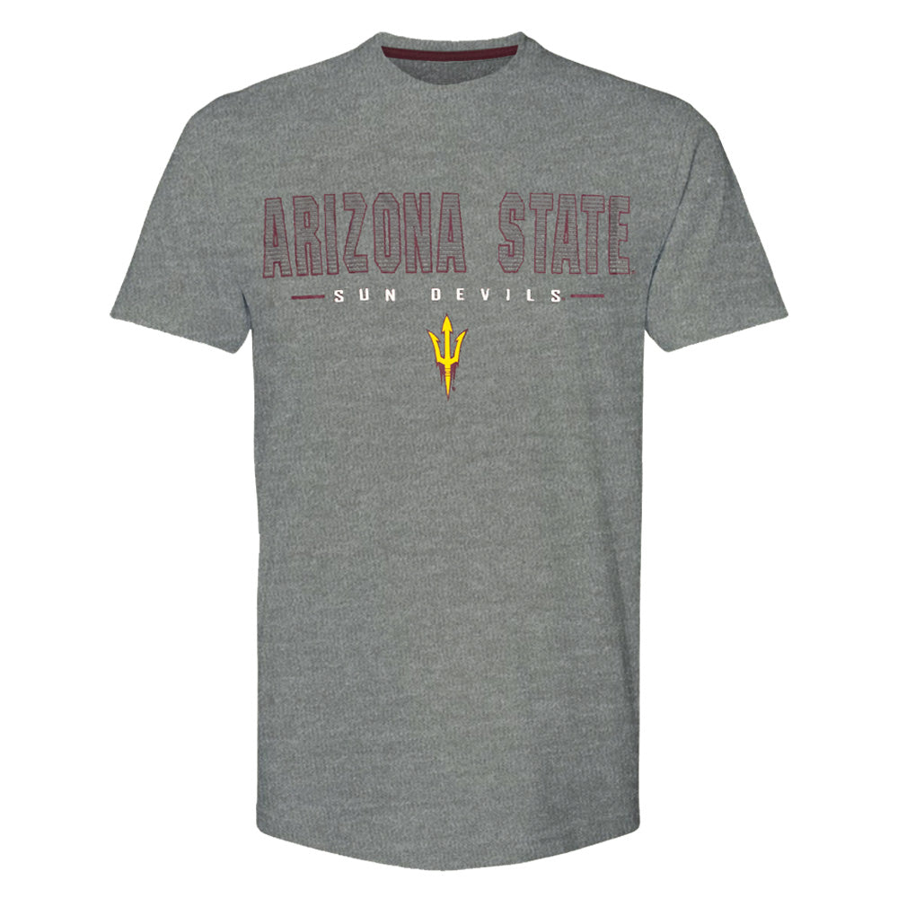 NCAA Arizona State Sun Devils Colosseum High Pressure T-Shirt - Charcoal