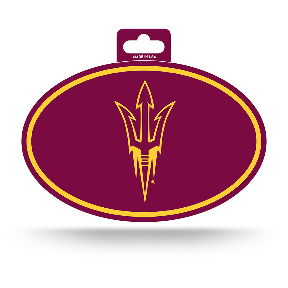 NCAA Arizona State Sun Devils Rico Team Color Oval Sticker