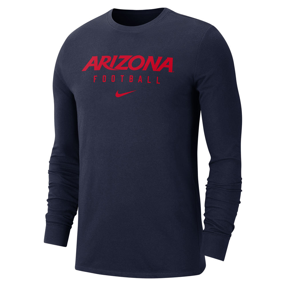 NCAA Arizona Wildcats Nike Team Issue Long Sleeve Tee