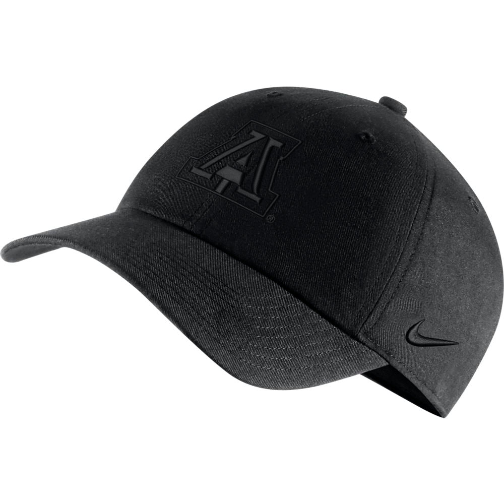 NCAA Arizona Wildcats Nike Blackout Heritage86 Slouch Hat - Black