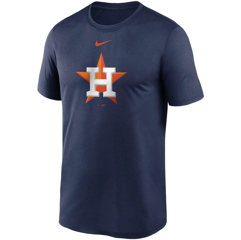 MLB Houston Astros Nike Large Logo Legend Tee - Navy - Just Sports