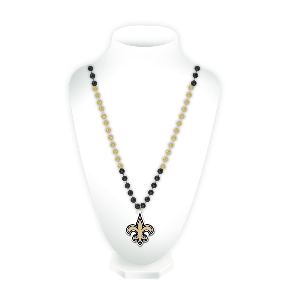 NFL New Orleans Saints Rico Medallion Bead Necklace