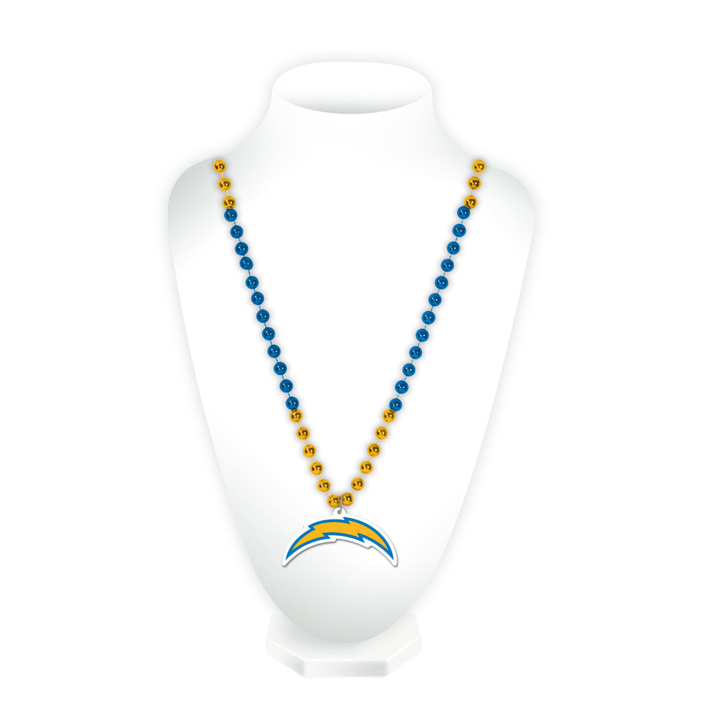 NFL Los Angeles Chargers Rico Medallion Bead Necklace
