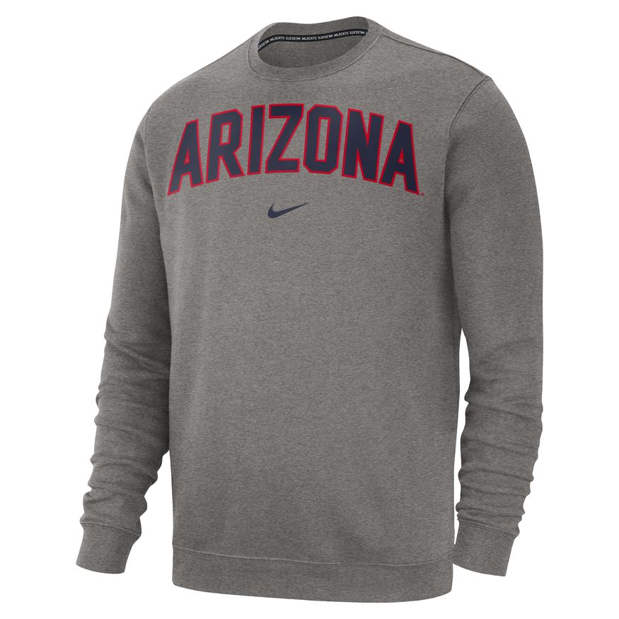 NCAA Arizona Wildcats Nike Fleece Crew Sweatshirt