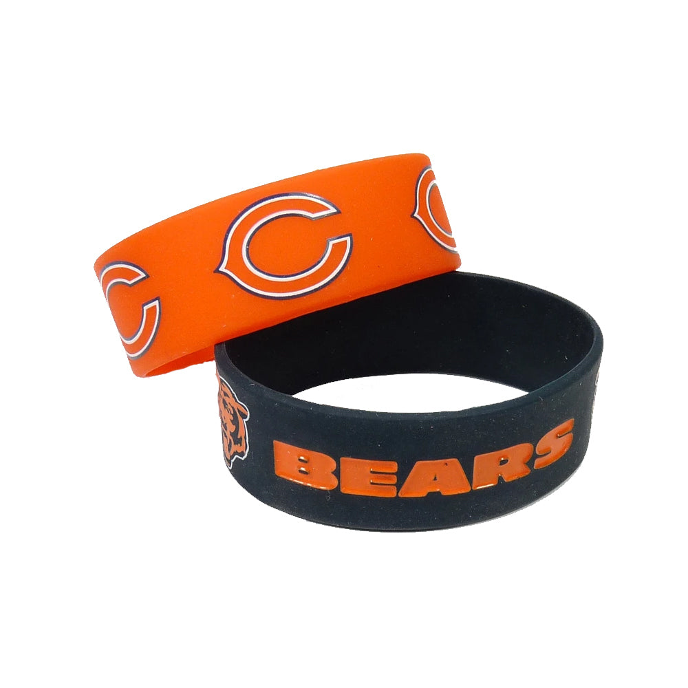 NFL Chicago Bears Aminco 2 Pack Silicone Bands