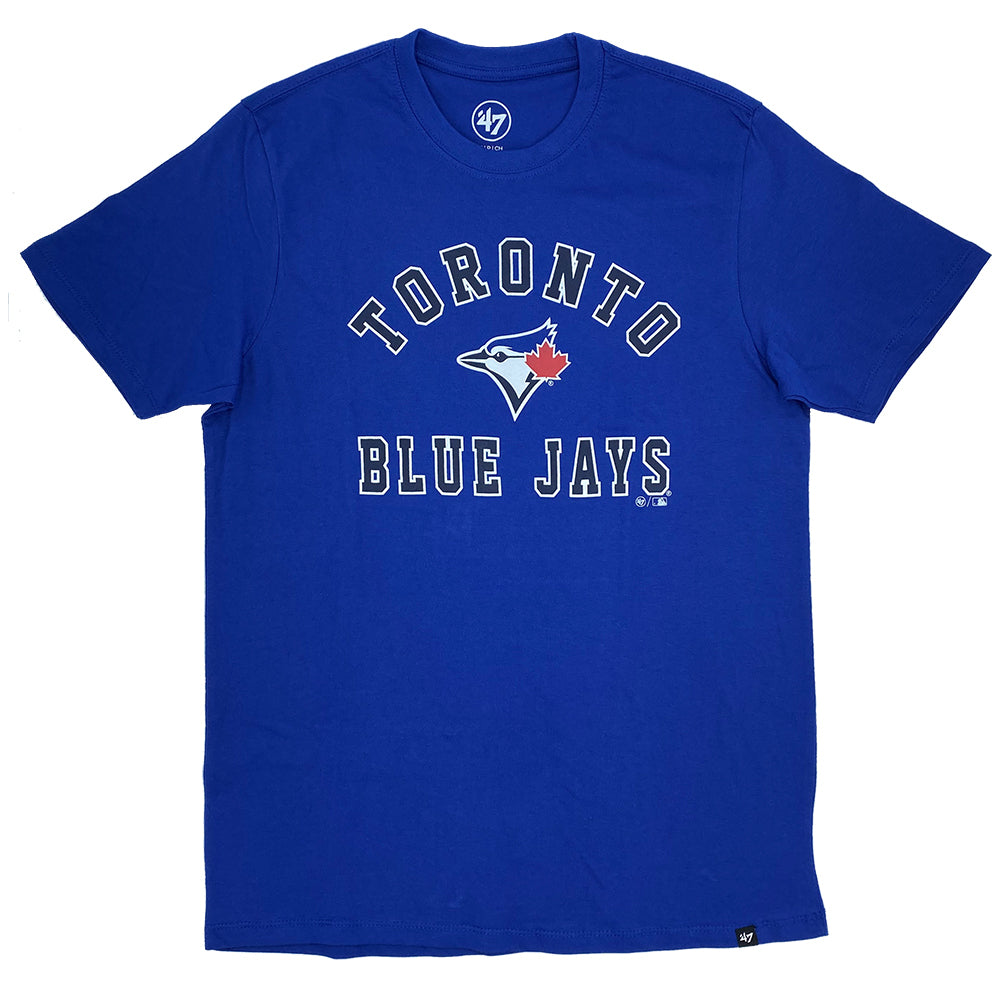 MLB Toronto Blue Jays '47 Varsity Arch Tee - Blue - Just Sports