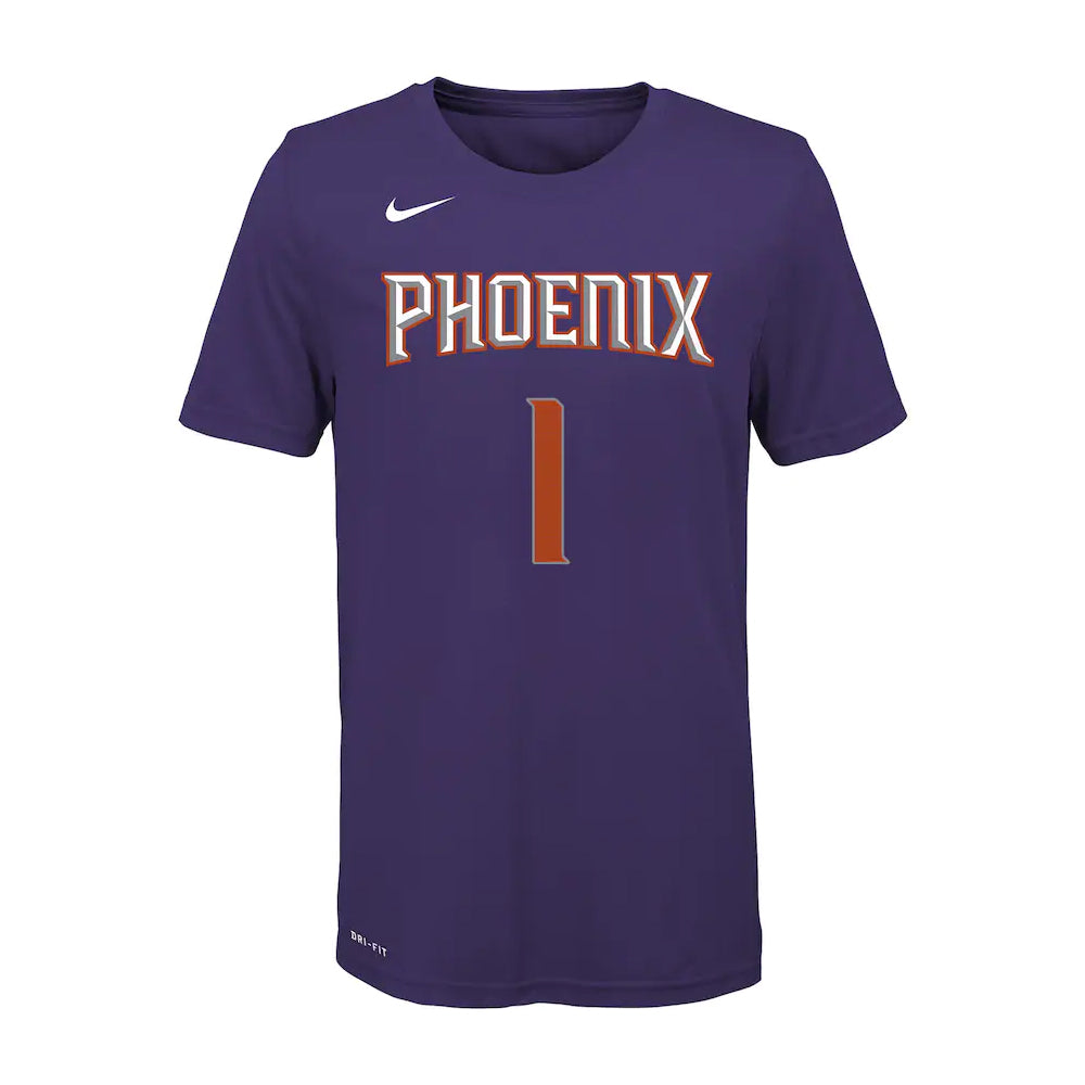 NBA Phoenix Suns Devin Booker Youth Nike Icon Name &amp; Number Tee