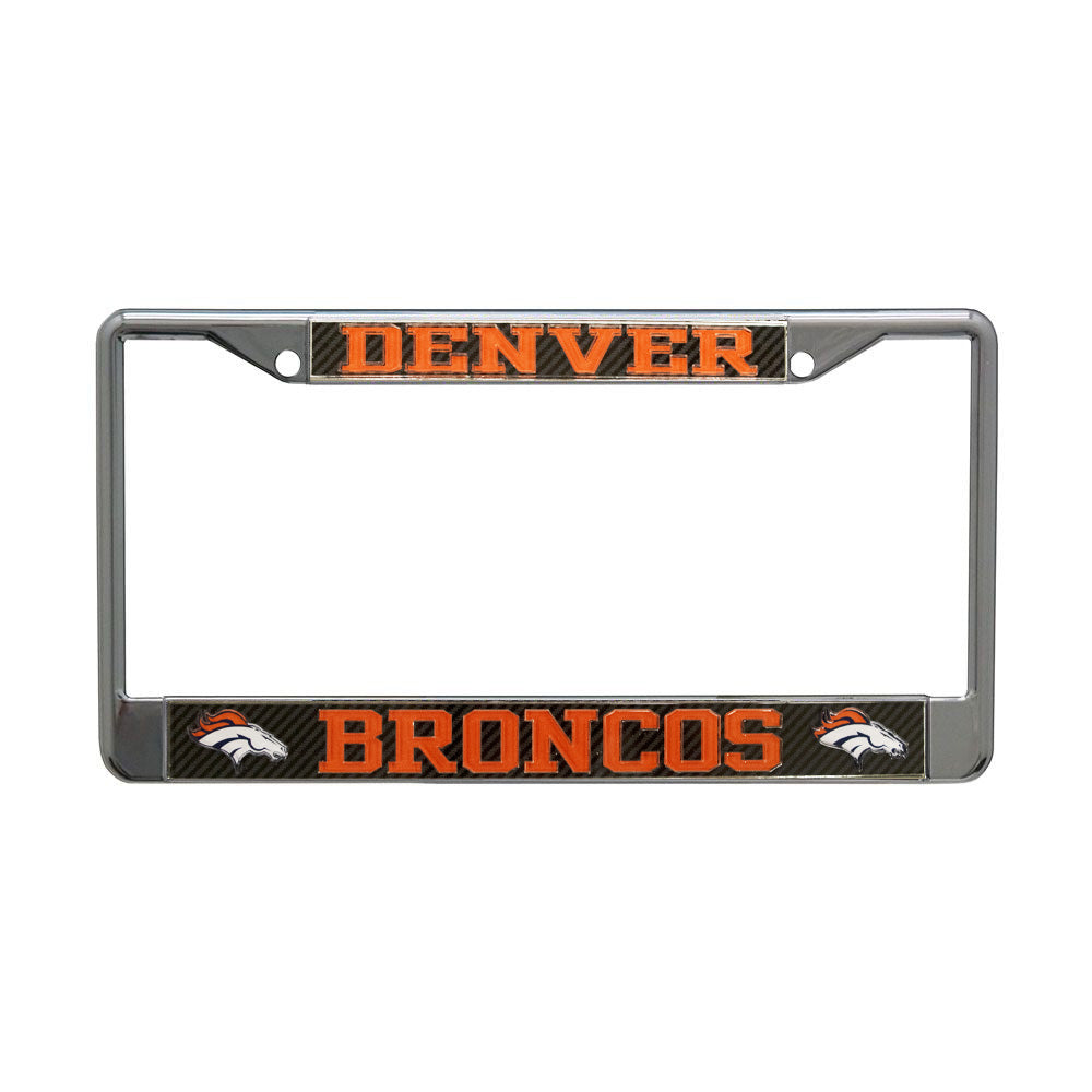 NFL Denver Broncos Wincraft Carbon Plate Frame