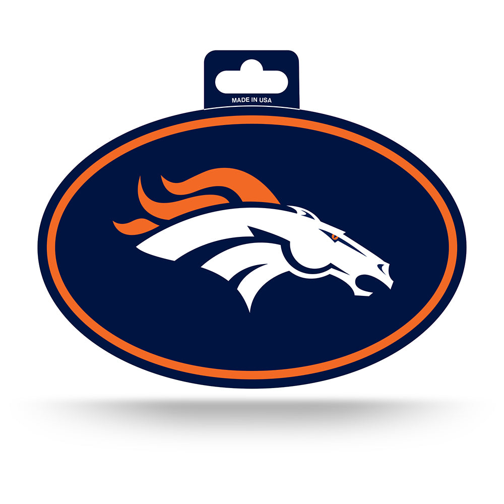 NFL Denver Broncos Rico Oval Logo Sticker