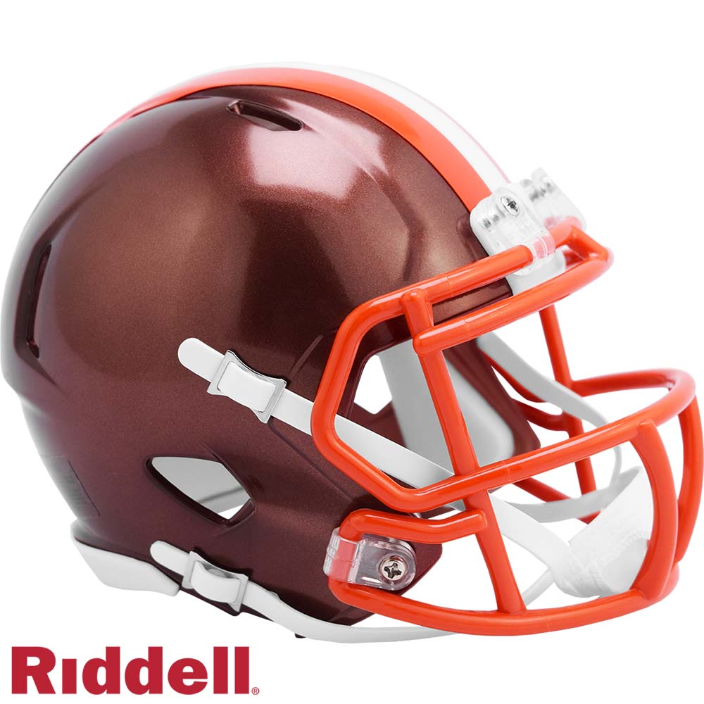 NFL Cleveland Browns Riddell Flash Mini Speed Helmet