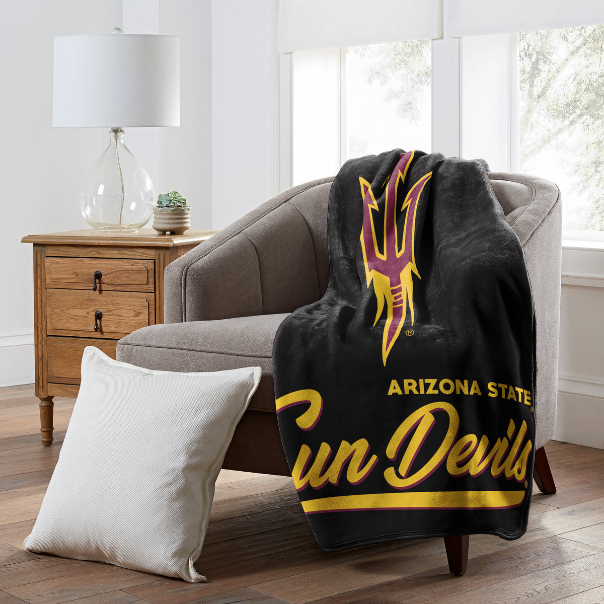 NCAA Arizona State Sun Devils Northwest Signature Raschel Blanket