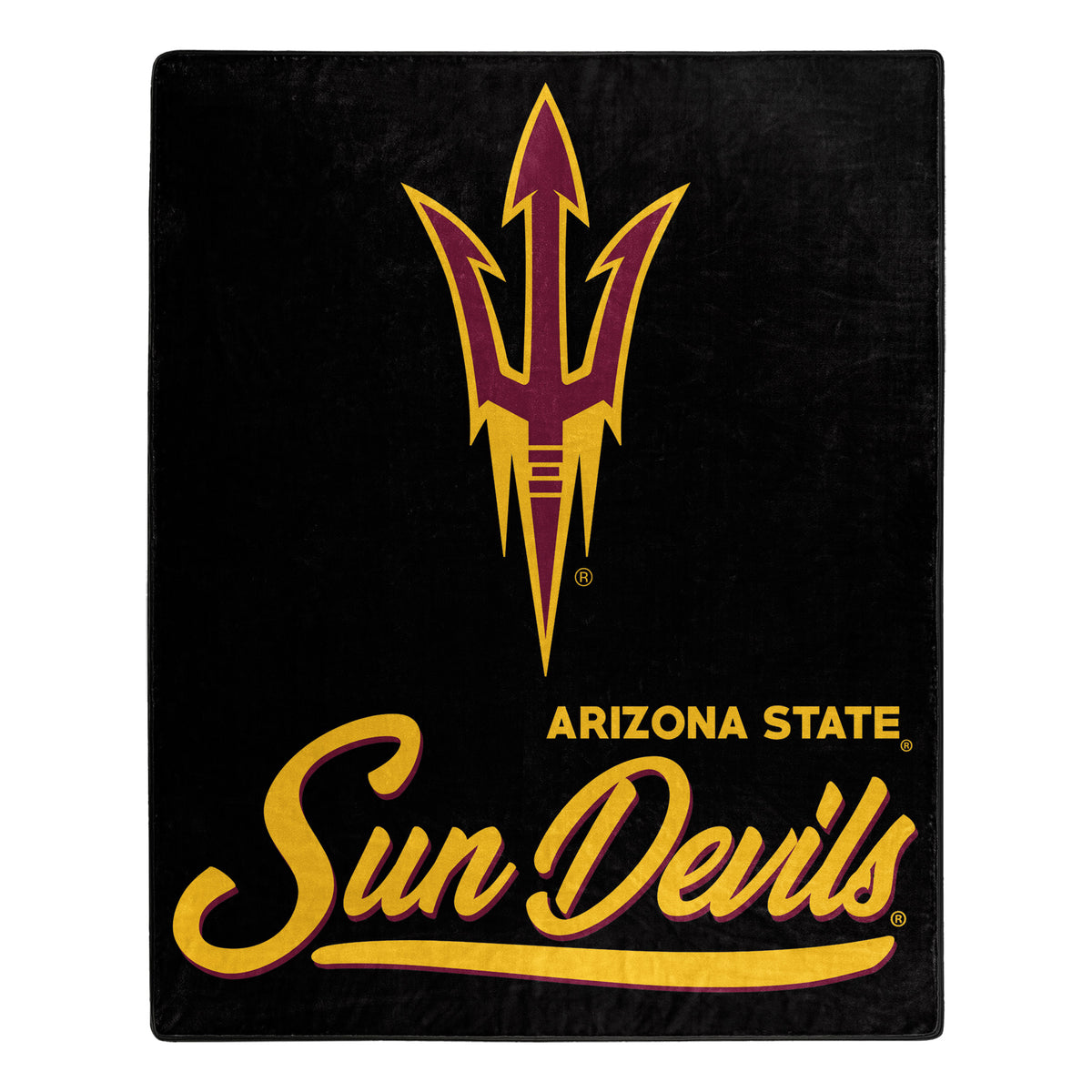 NCAA Arizona State Sun Devils Northwest Signature Raschel Blanket