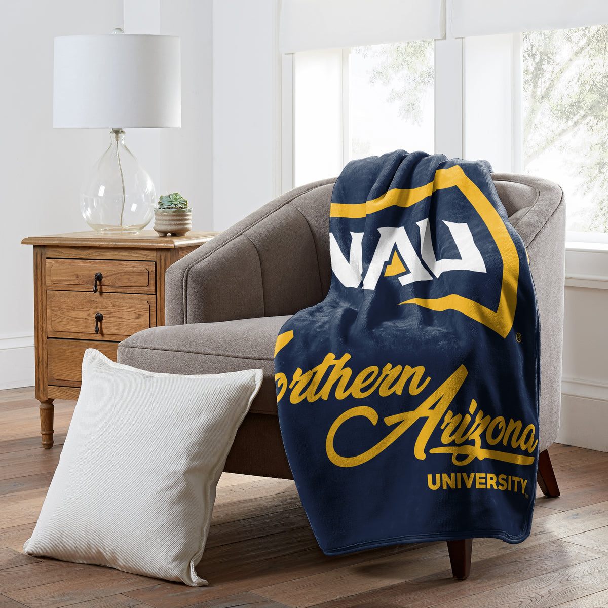 NCAA Northern Arizona Lumberjacks Northwest Signature Raschel Blanket