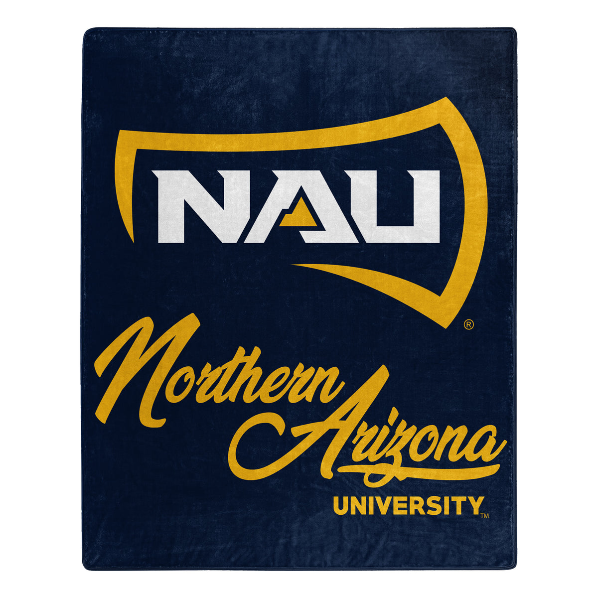 NCAA Northern Arizona Lumberjacks Northwest Signature Raschel Blanket