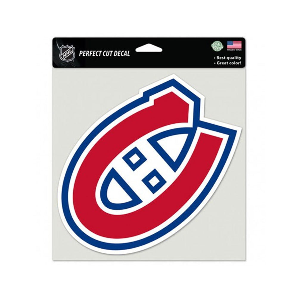 NHL Montreal Canadiens Wincraft 8x8 Car Decal