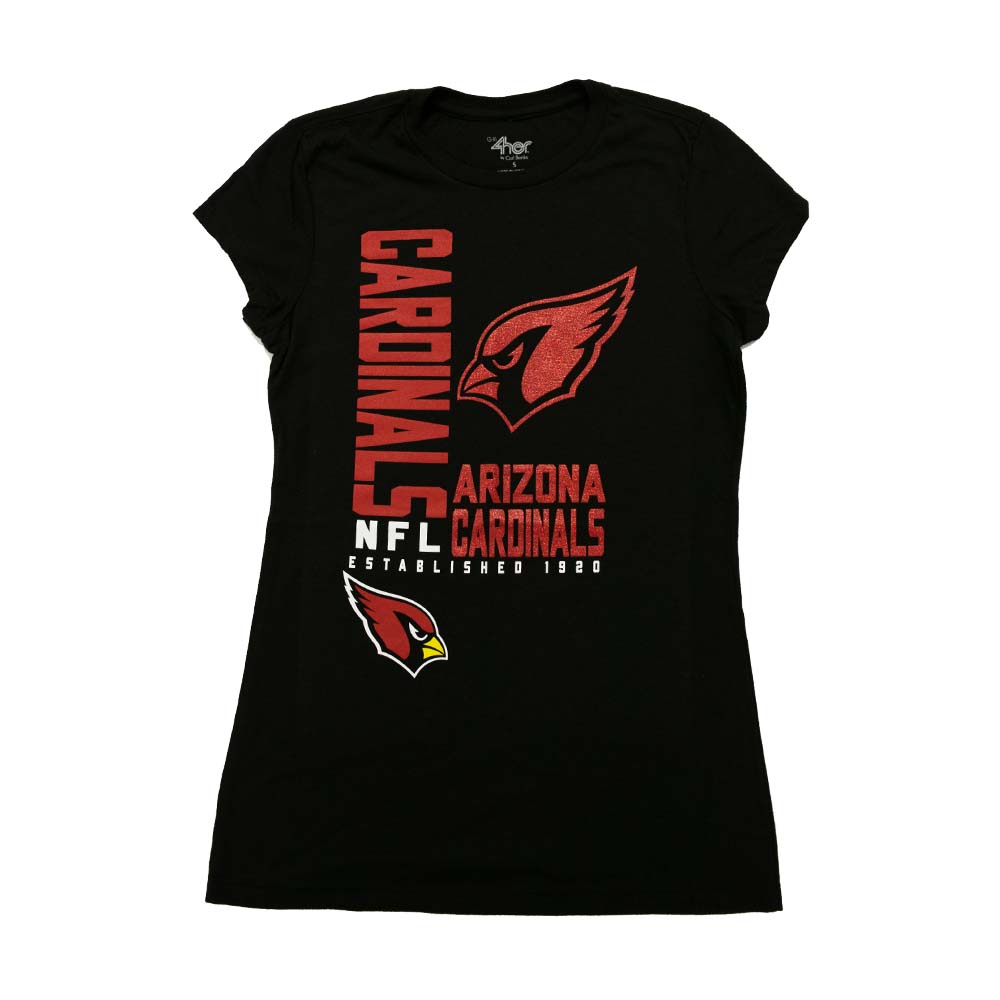 NFL Arizona Cardinals Women&#39;s 4her Double Logo Crew Tee