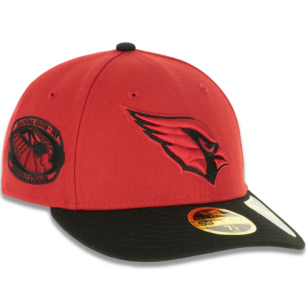 NFL Arizona Cardinals New Era Two-Tone Tonal Low-Profile 59FIFTY Fitted