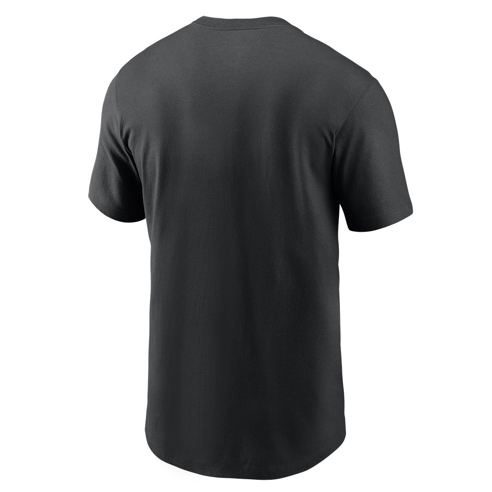 NFL New Orleans Saints Nike Cotton Essential Logo Tee - Black