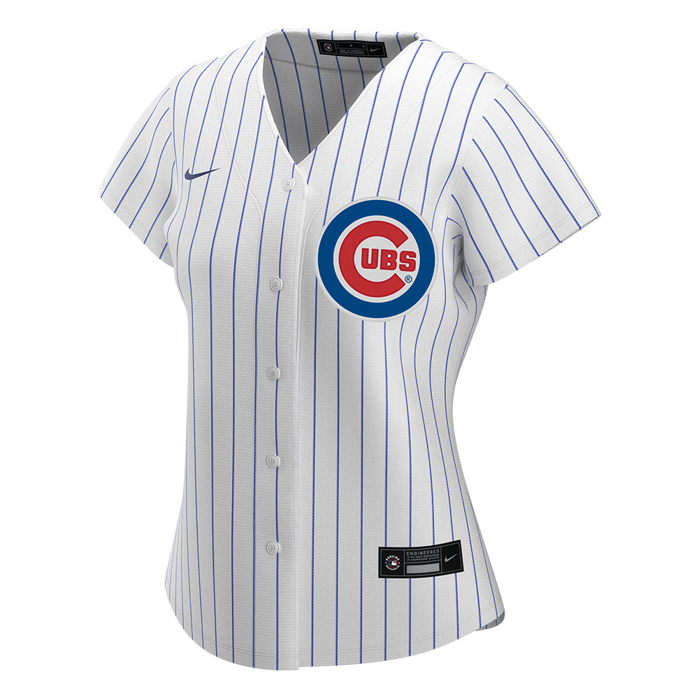 MLB Chicago Cubs Women&#39;s Nike Official Home Replica Jersey - White