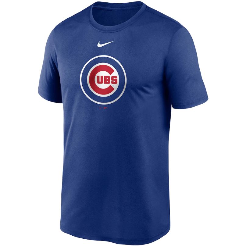 MLB Chicago Cubs Nike Large Logo Legend Tee - Blue - Just Sports