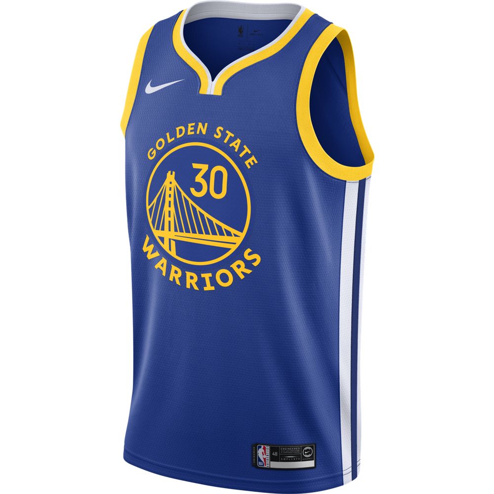 NBA Golden State Warriors Stephen Curry Nike Icon Swingman Jersey