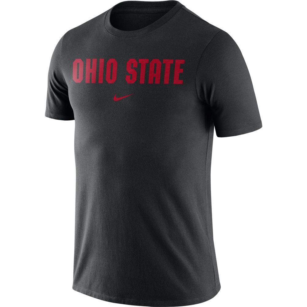 NCAA Ohio State Buckeyes Nike Wordmark Essential Tee