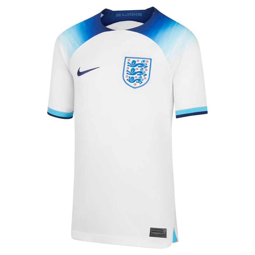 England National Team Youth Nike &#39;22 Home Breathe Stadium Replica Jersey