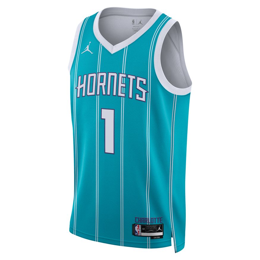 NBA Charlotte Hornets LaMelo Ball Jordan Icon Swingman Jersey