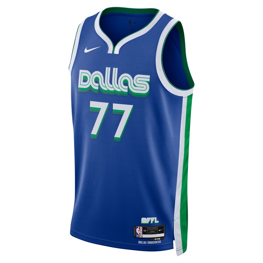 NBA Dallas Mavericks Luka Dončić Nike &#39;22 City Edition Swingman Jersey
