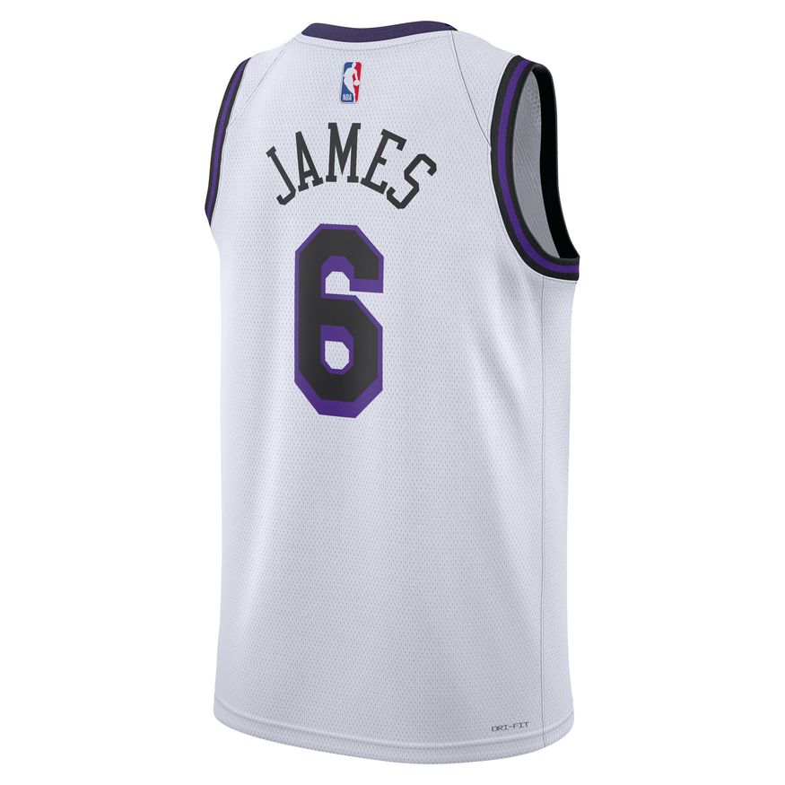 NBA Los Angeles Lakers LeBron James Nike &#39;22 City Edition Swingman Jersey