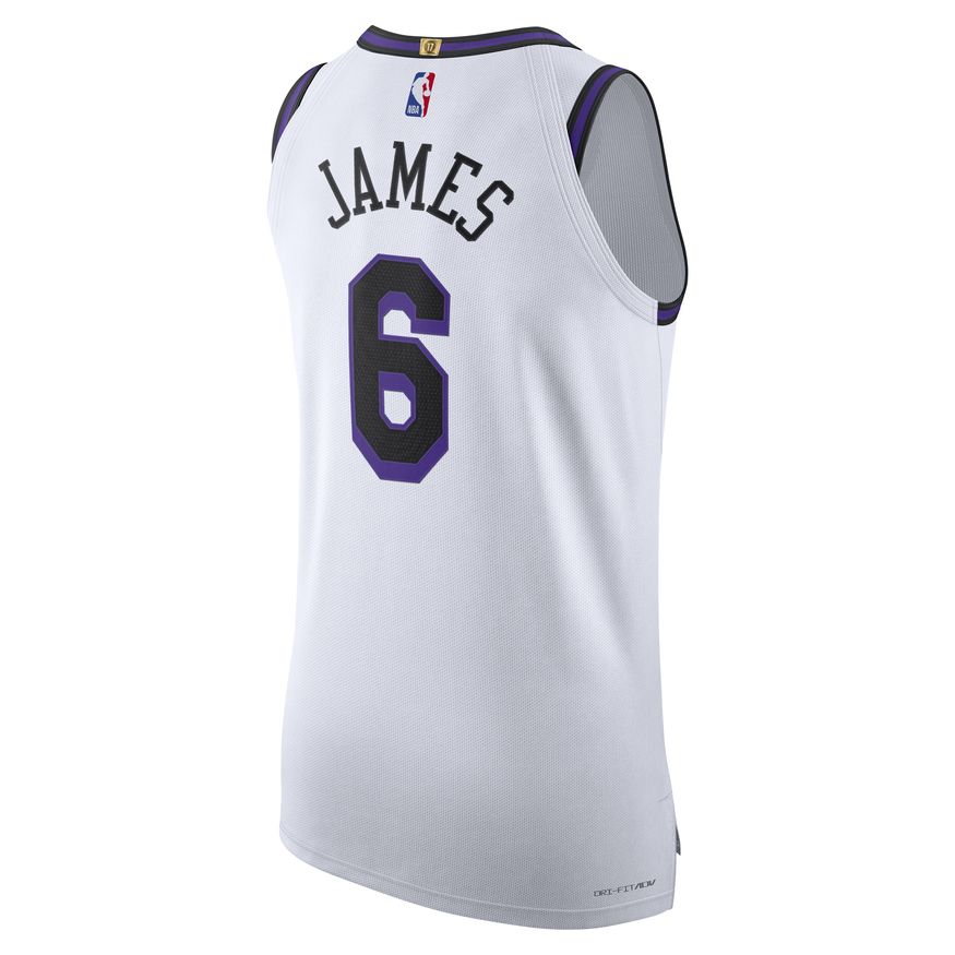 NBA Los Angeles Lakers LeBron James Nike &#39;22 City Edition Authentic Jersey