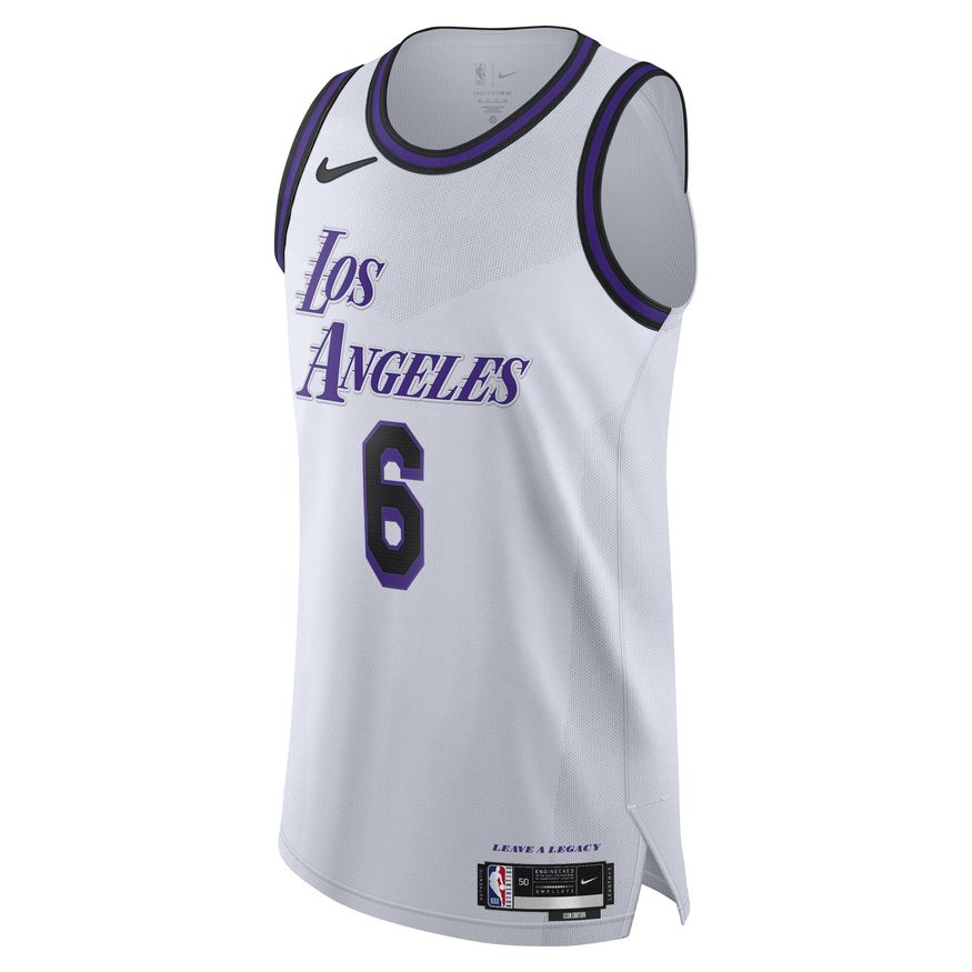NBA Los Angeles Lakers LeBron James Nike &#39;22 City Edition Authentic Jersey