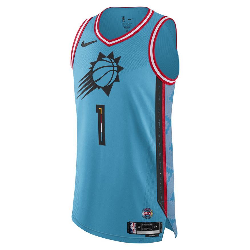 NBA Phoenix Suns Devin Booker Nike &#39;22 City Edition Authentic Jersey