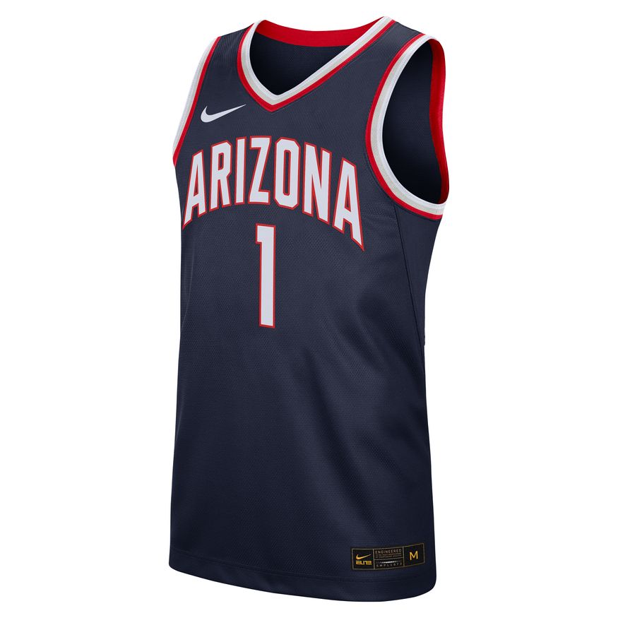 NCAA Arizona Wildcats Nike &#39;23 Replica Basketball Jersey