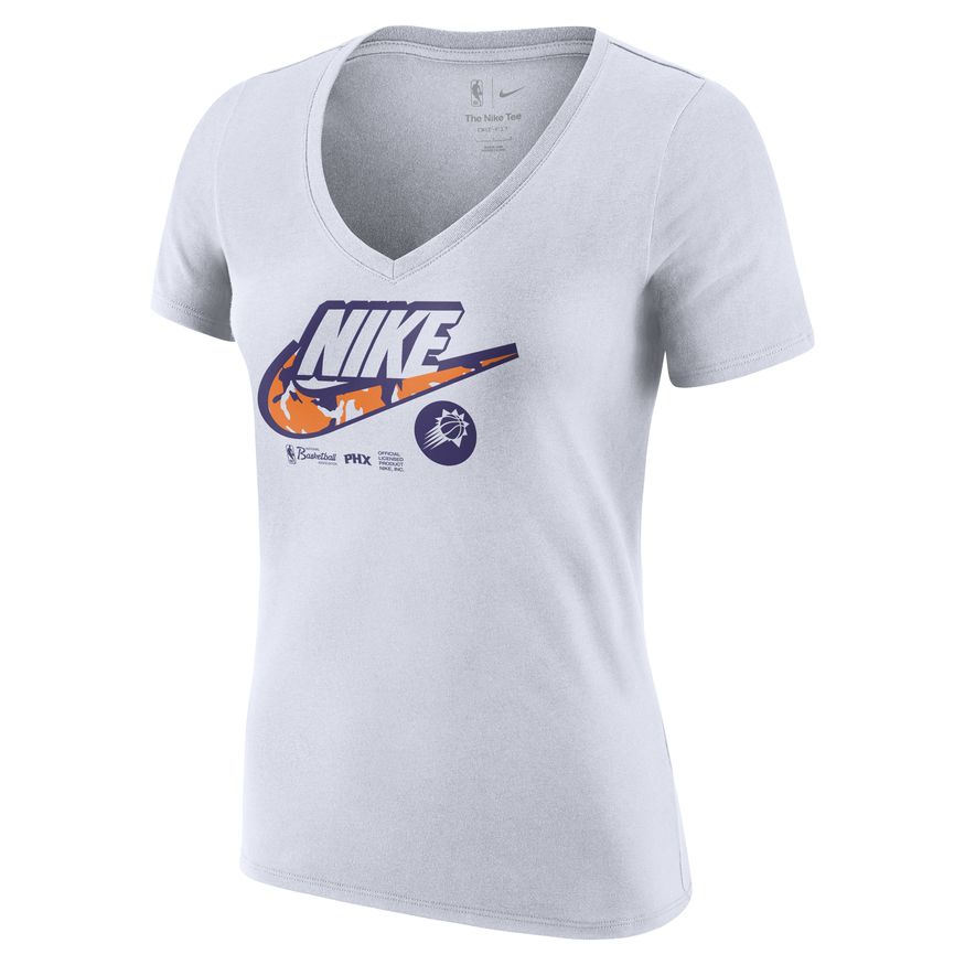 NBA Phoenix Suns Women&#39;s Nike Dri-FIT Logo V-Neck Tee