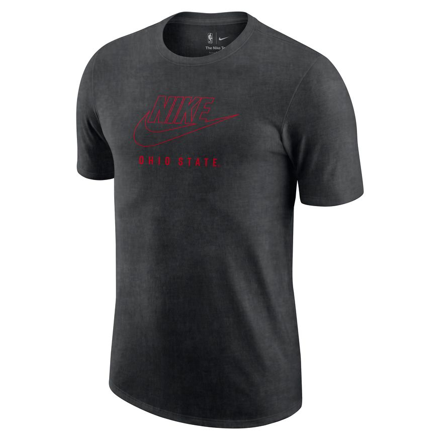 NCAA Ohio State Buckeyes Nike Max90 Washed T-Shirt - Black