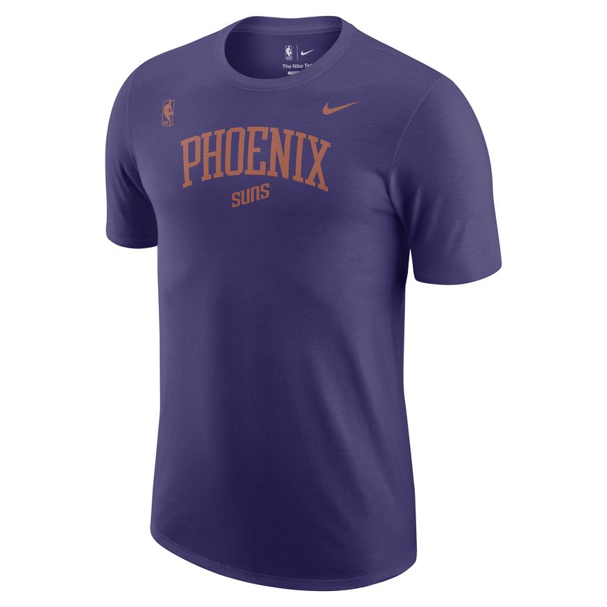 NBA Phoenix Suns Nike Arched Max90 Courtside T-Shirt - Purple