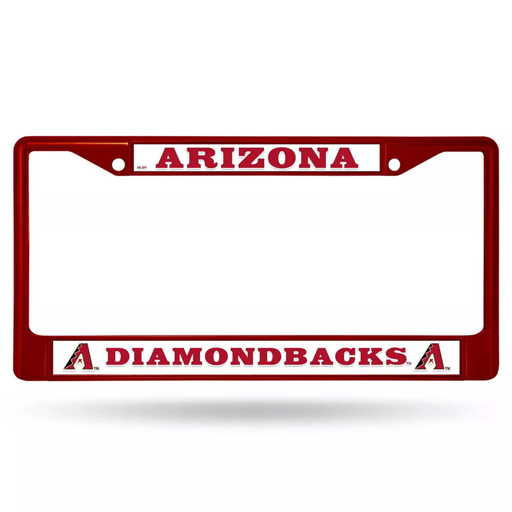 MLB Arizona Diamondbacks Rico Colored License Plate Frame - Red