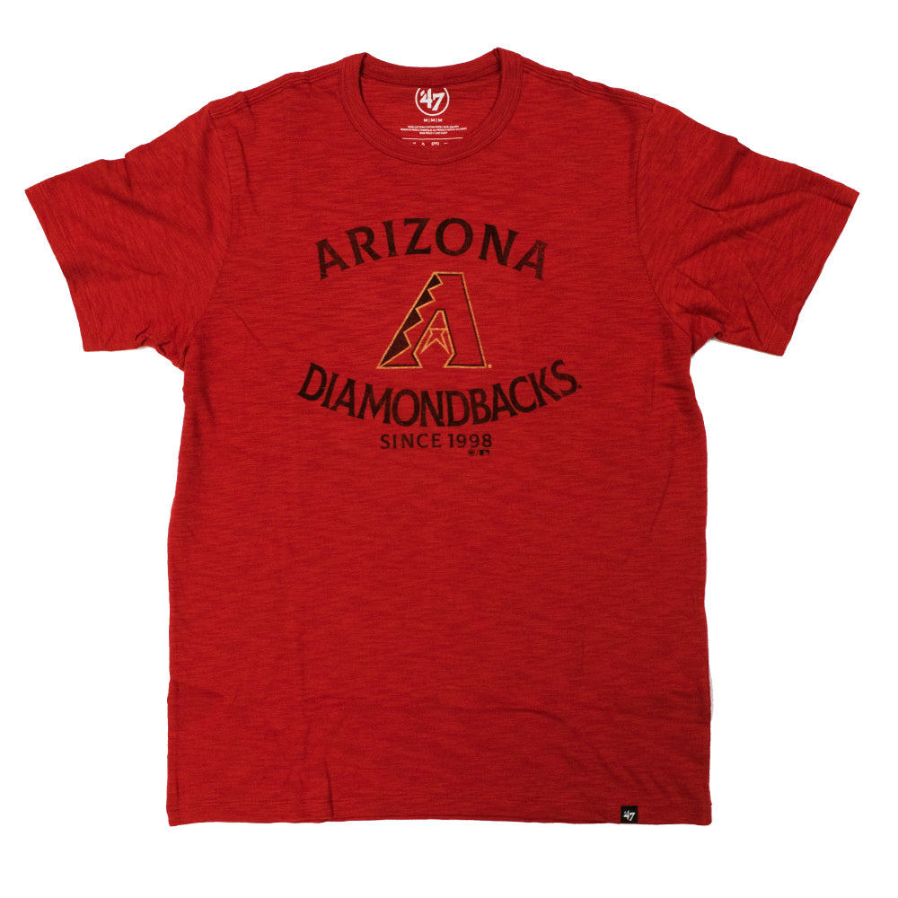 MLB Arizona Diamondbacks &#39;47 Dual Arc Grit Scrum Tee - Red