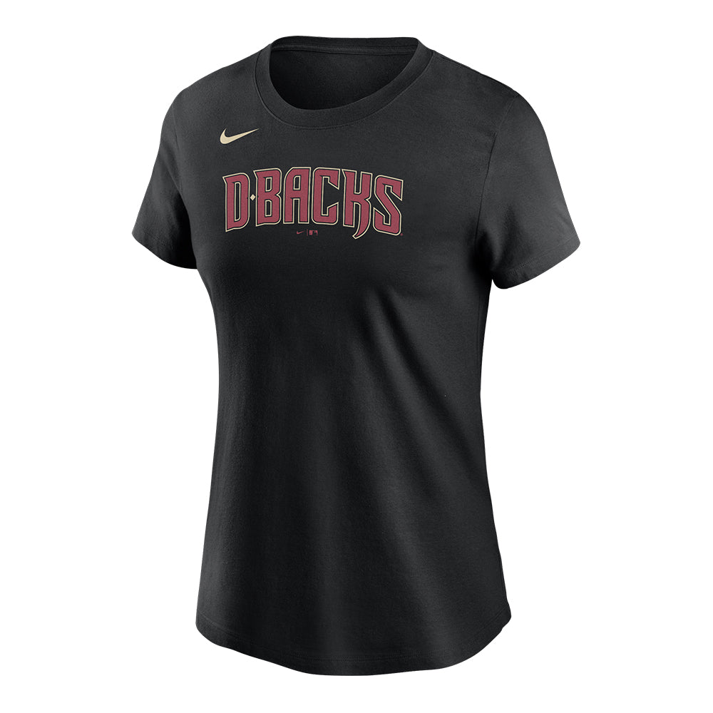 MLB Arizona Diamondbacks Women&#39;s Nike Wordmark Tee - Black