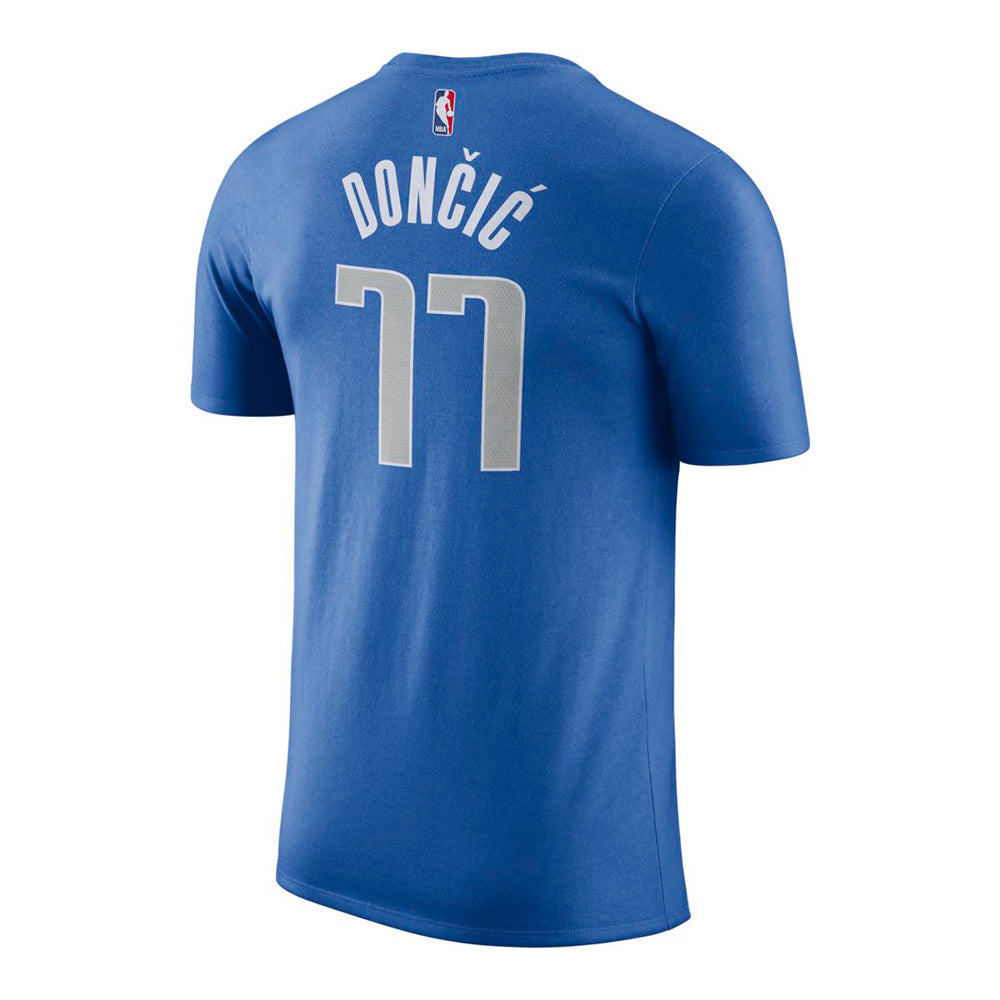 NBA Dallas Mavericks Luka Dončić Nike Name &amp; Number Tee - Blue