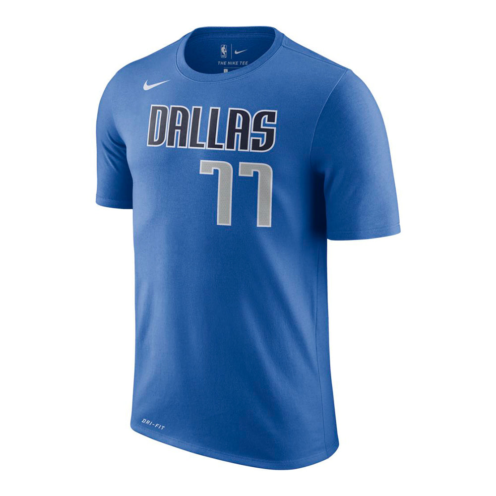 NBA Dallas Mavericks Luka Dončić Nike Name &amp; Number Tee - Blue