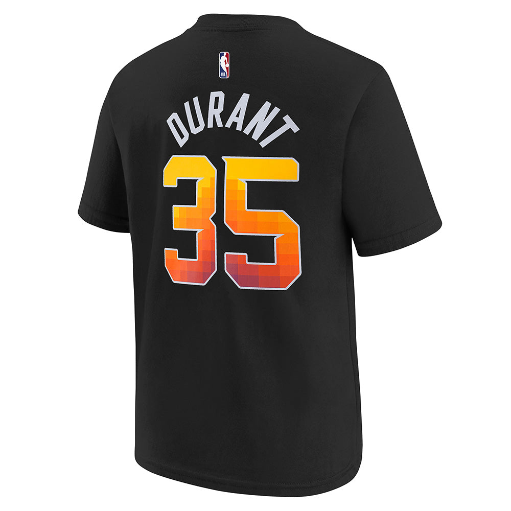 NBA Phoenix Suns Kevin Durant Youth Jordan &#39;22 Statement Name &amp; Number Tee