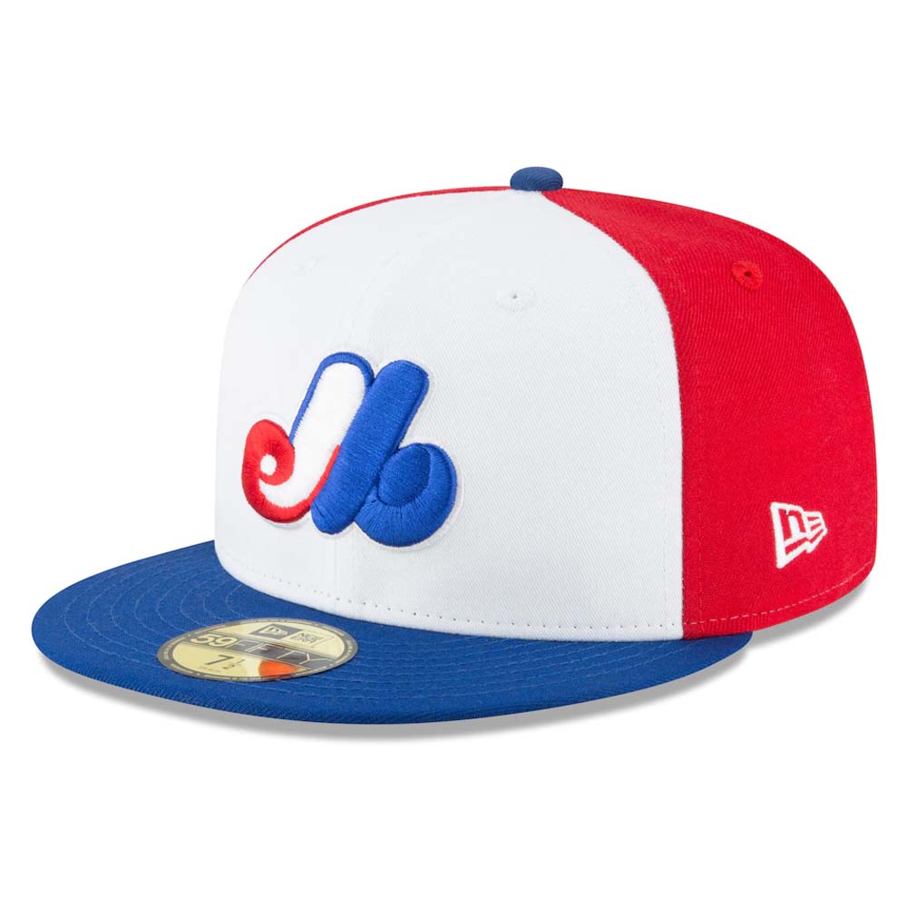 MLB Montreal Expos New Era Cooperstown 59FIFTY Fitted Hat - White
